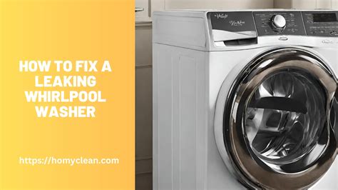 5 Ways to Whirlpool Washer that is Leaking from the Bottom